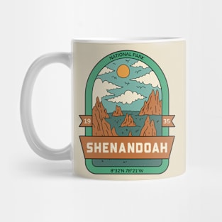 Shenandoah National Park Hiking Camping Outdoors Outdoorsman Mug